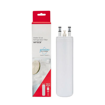 冷蔵庫用水フィルター WF3CB 代用 ホワイト 1 カウント